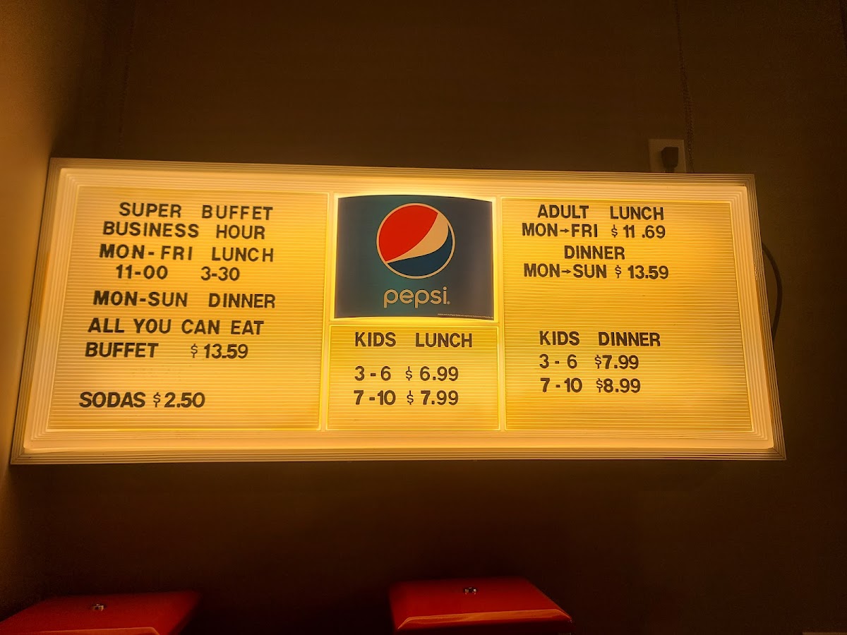 China Wok Super Buffet Menu - Image 2